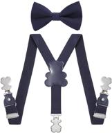 👦 adjustable elastic suspenders for boys' accessories - kajeer s 60cm logo