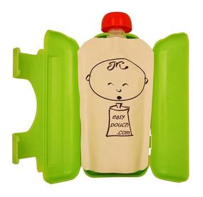 img 2 attached to 👶 EasyPouch Independence: The Ultimate No-Squeeze, Mess-Free Self-Feeding Utensil for Baby Food Pouches [2 Pack] – Model 852571005003 at Baby & Child Shop