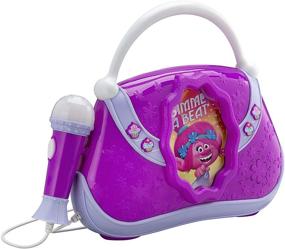 img 3 attached to 🎤 Unleash Your Inner Superstar with the Trolls Sing Along Boombox: Real Working Mic, Music Playback, and MP3 Player Connectivity!