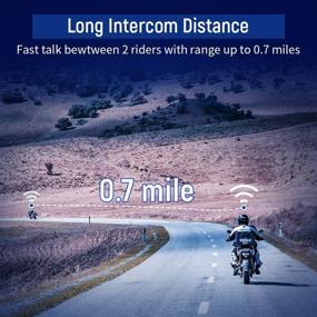 img 2 attached to 🏍️ LEXIN ET-COM V5.0 Беспроводной Bluetooth мотоциклетный шлем: система обмена сообщениями с подавлением шума и дальностью 1200 метров для квадроцикла и грязевого байка.