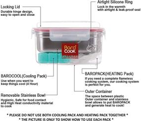 img 2 attached to 🔥 Enhanced SEO: Barocook Flameless Rectangular Cookware System