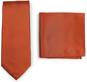 img 4 attached to Bows N Ties Necktie Pocket Square Herringbone Men's Accessories