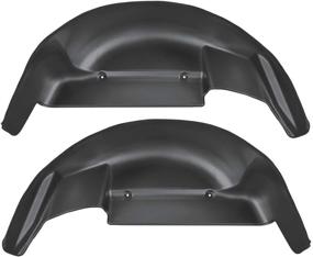 img 4 attached to 🚗 Husky Liners Rear Wheel Well Guards for 2006-2014 Ford F-150 - Black, Model 79101