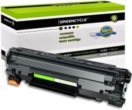 🖨️ greencycle canon 126 crg-126 crg126 3483b001 toner cartridge replacement for imageclass lbp6200d lbp6230dw printer (black, 1 pk) logo