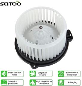 img 2 attached to SCITOO AC Heater Blower Motor Fan ABS for Toyota Corolla/Matrix 2003-2008