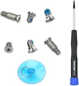 img 4 attached to 💻 iRepairmac MacBook Retina 13” A1706 (Touch Bar) 2016-2018 Silver Bottom Screws Set with Pentalobe Screwdriver and Suction Cup