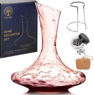 🍷 enhance your wine experience with the wine decanter glass carafe set logo