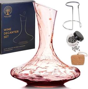 img 4 attached to 🍷 Enhance Your Wine Experience with the Wine Decanter Glass Carafe Set