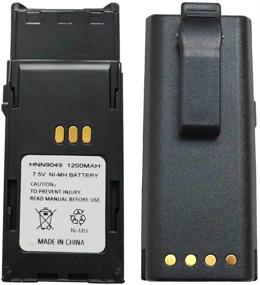 img 3 attached to 🔋 Replacement Battery for Motorola HNN9049 Two-Way Radio (1200mAh, 7.5V, NI-MH) - Compatible with HNN9049A, HNN9049AR, HNN9049B, HNN9049H, HNN9050, HNN9050A, HNN9051, HNN9051A, P1225, and P1225A Models