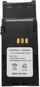 img 4 attached to 🔋 Replacement Battery for Motorola HNN9049 Two-Way Radio (1200mAh, 7.5V, NI-MH) - Compatible with HNN9049A, HNN9049AR, HNN9049B, HNN9049H, HNN9050, HNN9050A, HNN9051, HNN9051A, P1225, and P1225A Models