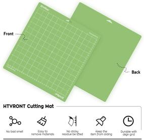 img 2 attached to HTVRONT 6 Pack Cutting Mat for Cricut Explore Air 2/Air/One - StandardGrip, LightGrip, StrongGrip, FabricGrip - Adhesive Sticky Cutting Mats Variety Set - Accessories for Cricut