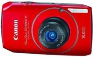 canon powershot sd4000is красная цифровая камера: 10 мп cmos с 3,8-кратным оптическим зумом и объективом f/2.0 логотип