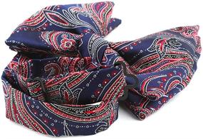 img 2 attached to Levao Vintage Jacquard Oversized Formal Men's Accessories in Ties, Cummerbunds & Pocket Squares