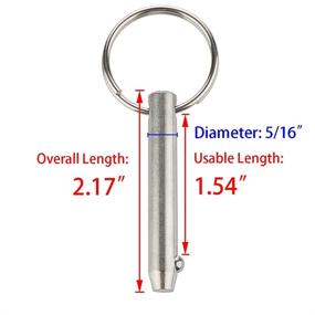 img 2 attached to Release Diameter Effective Stainless Hardware Hardware in Nails, Screws & Fasteners