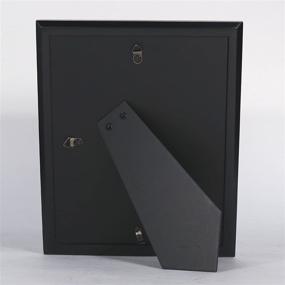 img 1 attached to Stylish Black Wood Picture Frame: Lawrence Frames 34380 - Ideal for 8x10 Prints