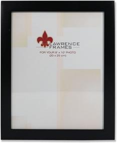 img 3 attached to Stylish Black Wood Picture Frame: Lawrence Frames 34380 - Ideal for 8x10 Prints