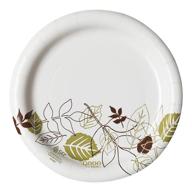 🍽️ dixie 7” medium-weight paper plates by gp pro - pathways, 500 ct - ux7ws case logo