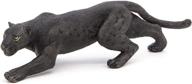🐆 papo 50026 black leopard figure: majestic and realistic wildlife collectible logo