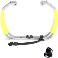 movo gb-u80 xl версия: отличный подводный аксессуар для gopro с креплениями cold shoe, ремешком на запястье - совместим с gopro hero, osmo action cam - максимально раскройте свой опыт дайвинга! логотип