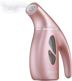 img 4 attached to 👕 Uomeod Rose Gold Portable Steamer for Clothes, Handheld Fabric Steam Iron with 240ml Big Capacity, 8 in 1 Handheld Garment Steamer for Home and Travel
