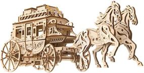 img 2 attached to UGEARS Wooden Stagecoach Construction Kit - Mechanically Engineered