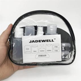 img 3 attached to 💧 Leak-Proof JADEWELL Containers for Toiletries, Including Conditioner