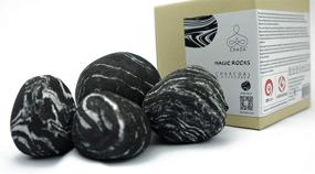 img 4 attached to Chada Magic Rocks: Charcoal Air Deodorizer for Natural Room Odor Elimination & Smoke Smell Absorption - Set of 4 Rocks (420 g)