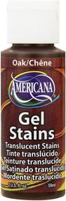 img 1 attached to Oak Americana Gel Stain Paint by DecoArt DS30-3 - 2 oz. Convenient Size