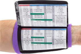 img 4 attached to WristCoaches Wrist Coach Wristbands Compartments Sports & Fitness in Team Sports