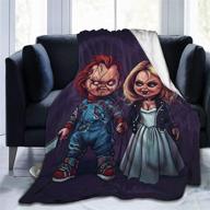 brhosdsy chucky flannel blanket printing logo