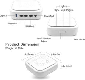 img 3 attached to GL.iNet Convexa-B GL-B1300 Gigabit VPN Router, High Speed 2.4G+5G Wi-Fi Networking, 400Mbps+867Mbps, 256MB RAM, 32MB Flash, OpenWrt Pre-Installed, Power Adapter Included