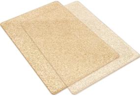 img 1 attached to 🌟 Sizzix Standard Cutting Pads 662140: Gold Glitter, 1 Pair, Multi Color - Enhanced Precision and Style!