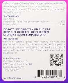 img 2 attached to 🐱 Feliway Animal Health C95660B 12 Count Feliway Wipes - All Sizes, Purple