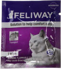 img 4 attached to 🐱 Feliway Animal Health C95660B 12 Count Feliway Wipes - All Sizes, Purple