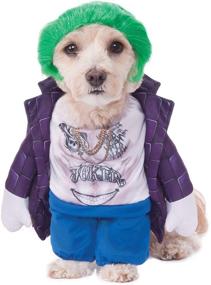 img 4 attached to 🃏 DC Comics Suicide Squad Joker Pet Costume - Perfect for Walking!