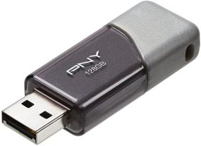 img 2 attached to 💾 PNY USB 3.0 Flash Drive Elite Turbo Attache 3 Two Pack Bundle with Everything But Stromboli Lanyard - 128GB Gray Capacity, Enhanced Speed