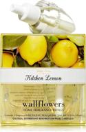 bath & body works wallflowers refill 🍋 bulbs 2 pack - kitchen lemon fragrance for home логотип