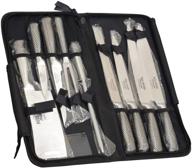 🔪 ross henery eclipse premium stainless steel 9-piece chef's knife set in carry case - professional kitchen knife set logo