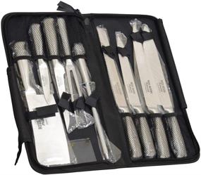 img 4 attached to 🔪 Ross Henery Eclipse Premium Stainless Steel 9-Piece Chef's Knife Set in Carry Case - Professional Kitchen Knife Set