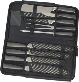 img 2 attached to 🔪 Ross Henery Eclipse Premium Stainless Steel 9-Piece Chef's Knife Set in Carry Case - Professional Kitchen Knife Set