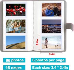 img 2 attached to 96 Pockets Wallet Photo Album With PU Leather Home Decor