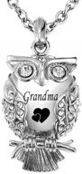 timeless tribute: memorialu classic owl cremation jewelry urn necklace for cherished ashes & memorial keepsake pendant necklace logo