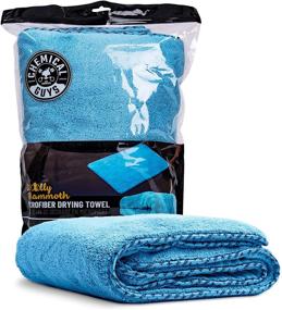 img 4 attached to 🧼 The Ultimate Drying Towel: Chemical Guys MIC1996 Woolly Mammoth Drying Towel in Blue