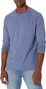 img 4 attached to 👕 Men's Goodthreads Sueded Jersey Henley Long Sleeve Shirt
