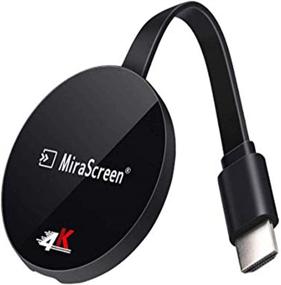 img 4 attached to 📶 Беспроводной адаптер Oluote Wireless WiFi Display Dongle - 4K HDMI, 2,4 ГГц аудио/видео передача, совместимость с iPhone и Android для ТВ/монитора/проектора.