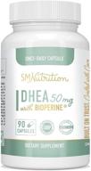 🌱 dhea 50mg: 3-month supply hormone balance supplement for women and men – gluten-free, vegetarian, non-gmo, 3rd-party tested logo