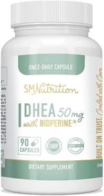 img 4 attached to 🌱 DHEA 50mg: 3-Month Supply Hormone Balance Supplement for Women and Men – Gluten-Free, Vegetarian, Non-GMO, 3rd-Party Tested