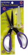 🔪 high-quality purple large scissors by karen kay buckley - 7.5 inch, ideal for perfect cuts logo