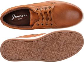 img 3 attached to Jousen Sneakers Leather Classic 65996Old Men's Shoes