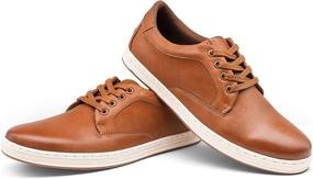 img 1 attached to Jousen Sneakers Leather Classic 65996Old Men's Shoes